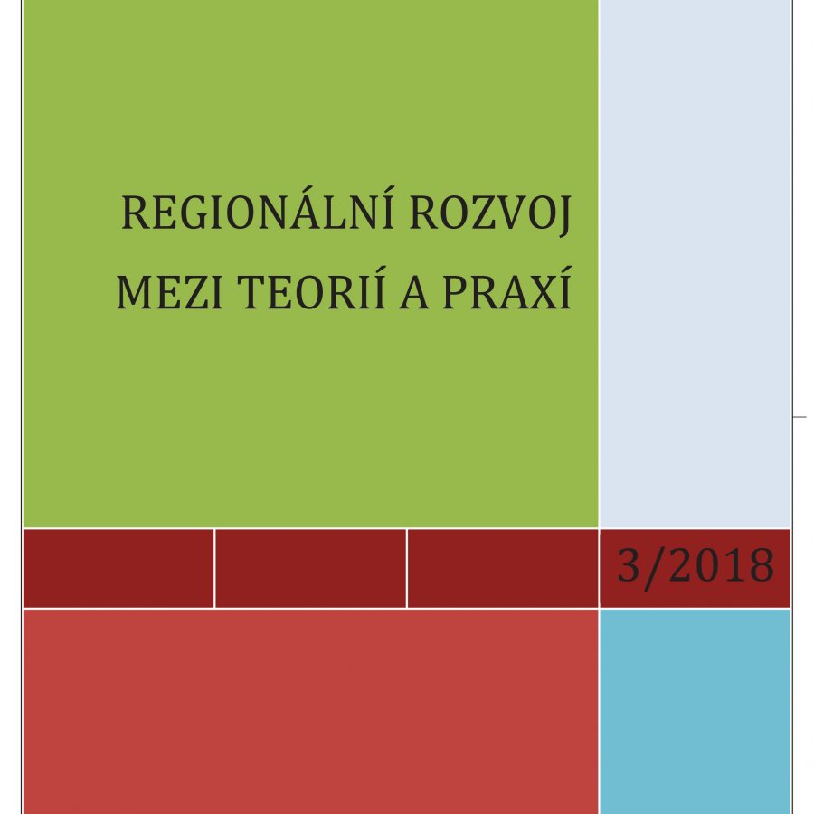 Vyšlo nové číslo časopisu Regionální rozvoj – mezi teorií a praxí