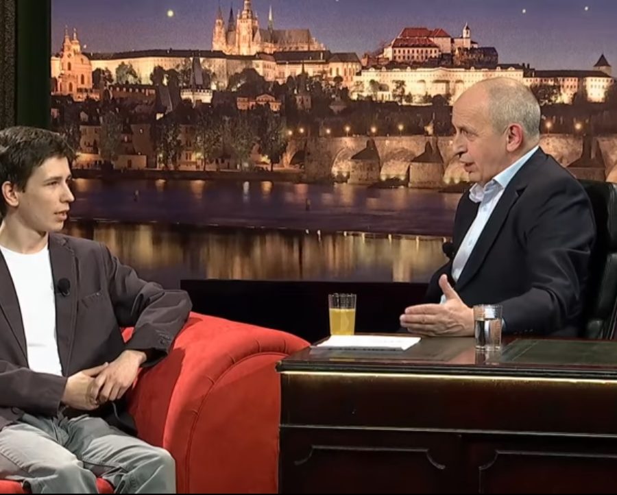 Student geografie v Show Jana Krause