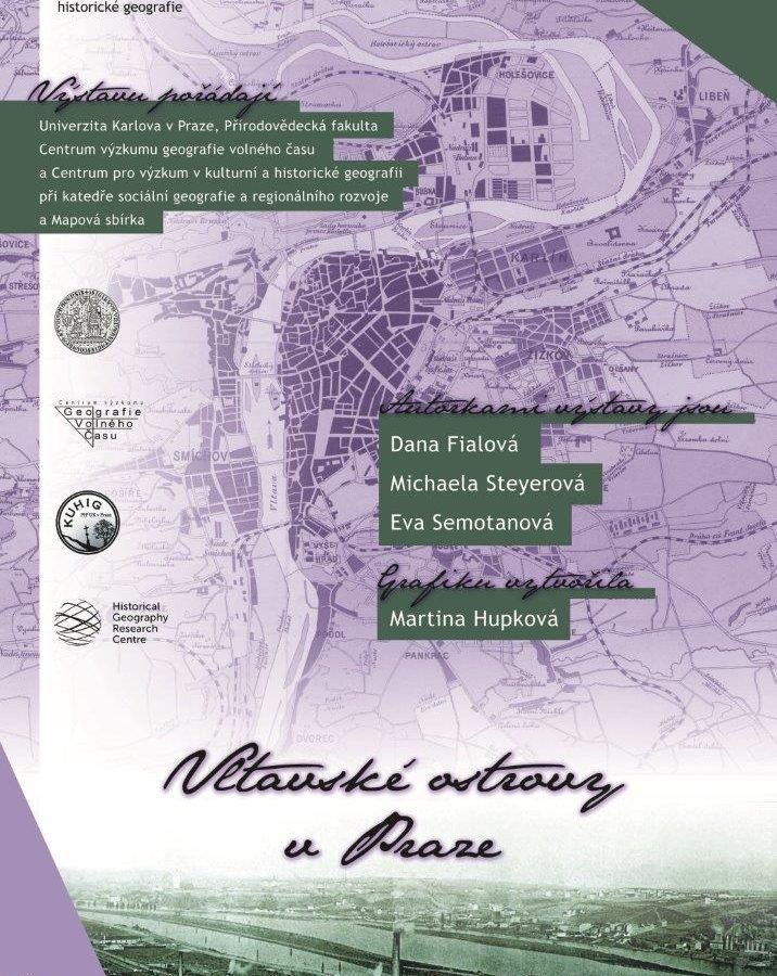 Vltavské ostrovy v Praze – výstava v Knihovně Václava Štecha ve Slaném