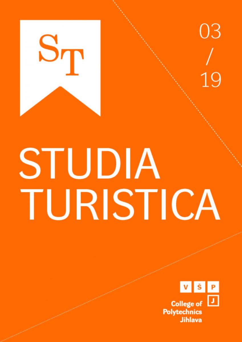 Časopis Studia Turistica – nové číslo 3/2019