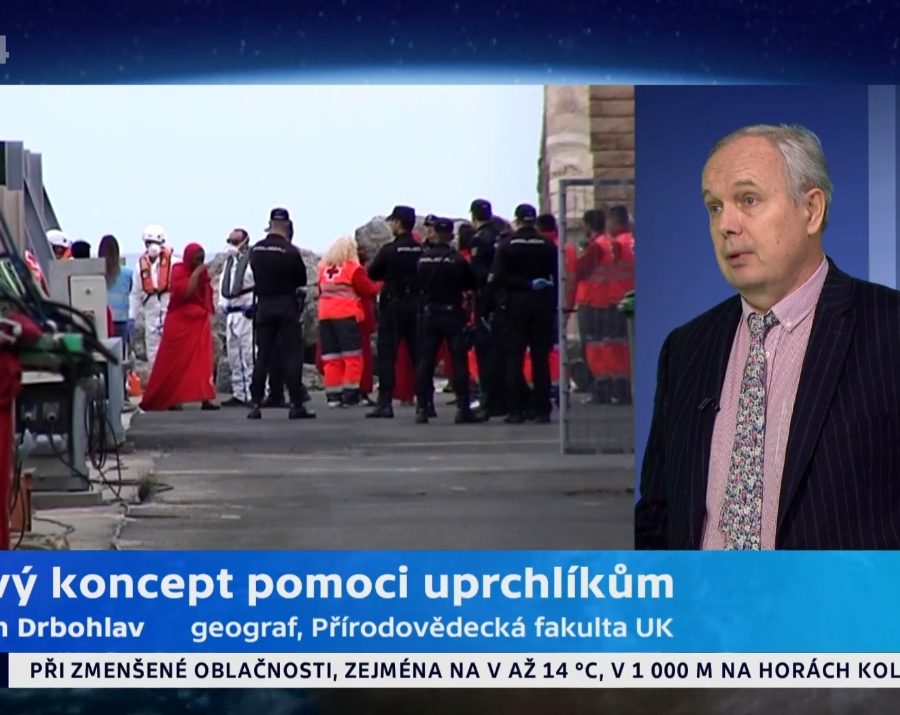 Profesor Drbohlav o nových konceptech pomoci uprchlíkům