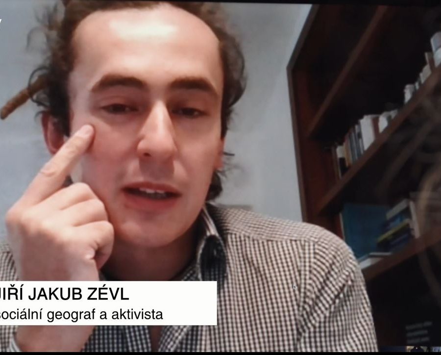 Sociální geograf a aktivista Jiří Jakub Zévl v DVTV
