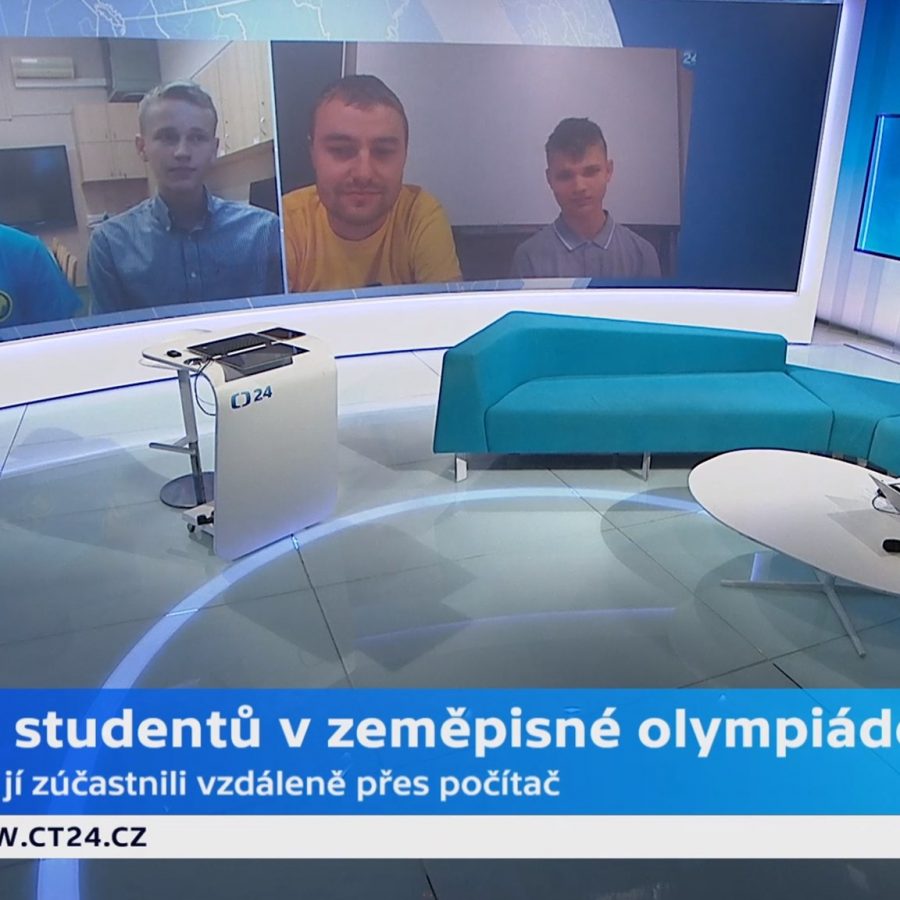 Účastníci mezinárodní olympiády EGEO ve vysílání Studia 6