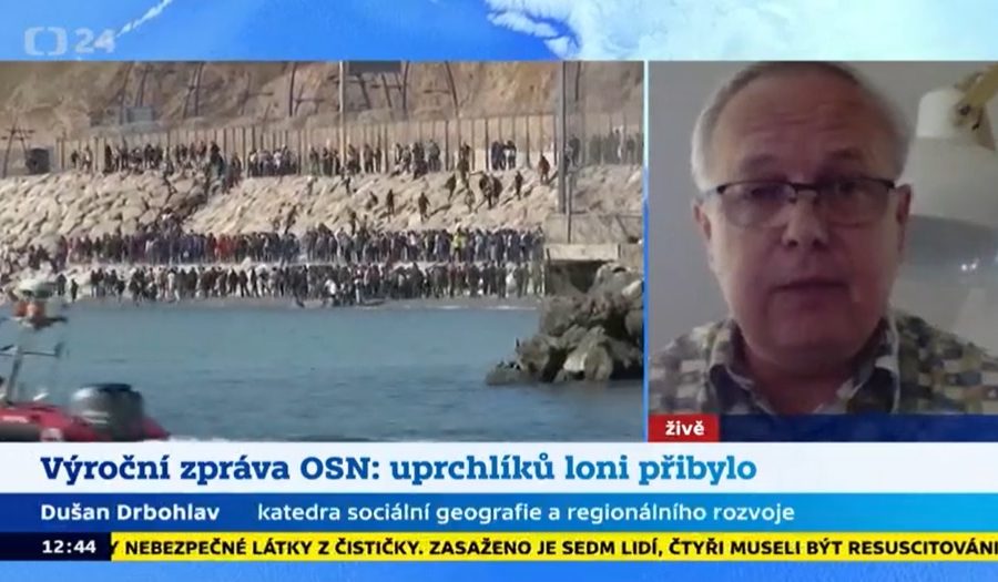 Vystoupení prof. Drbohlava na téma uprchlická krize v Evropě