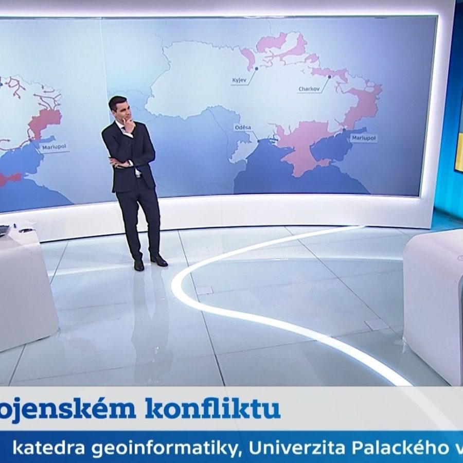 Prof. Vít Voženílek vystoupil v ČT na téma “Mapy ve vojenském konfliktu”