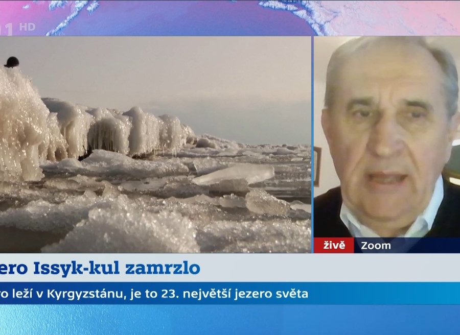 “Jezero Issyk-kul v Kyrgyzstánu zamrzlo” komentář prof. Janského ve Studiu 6