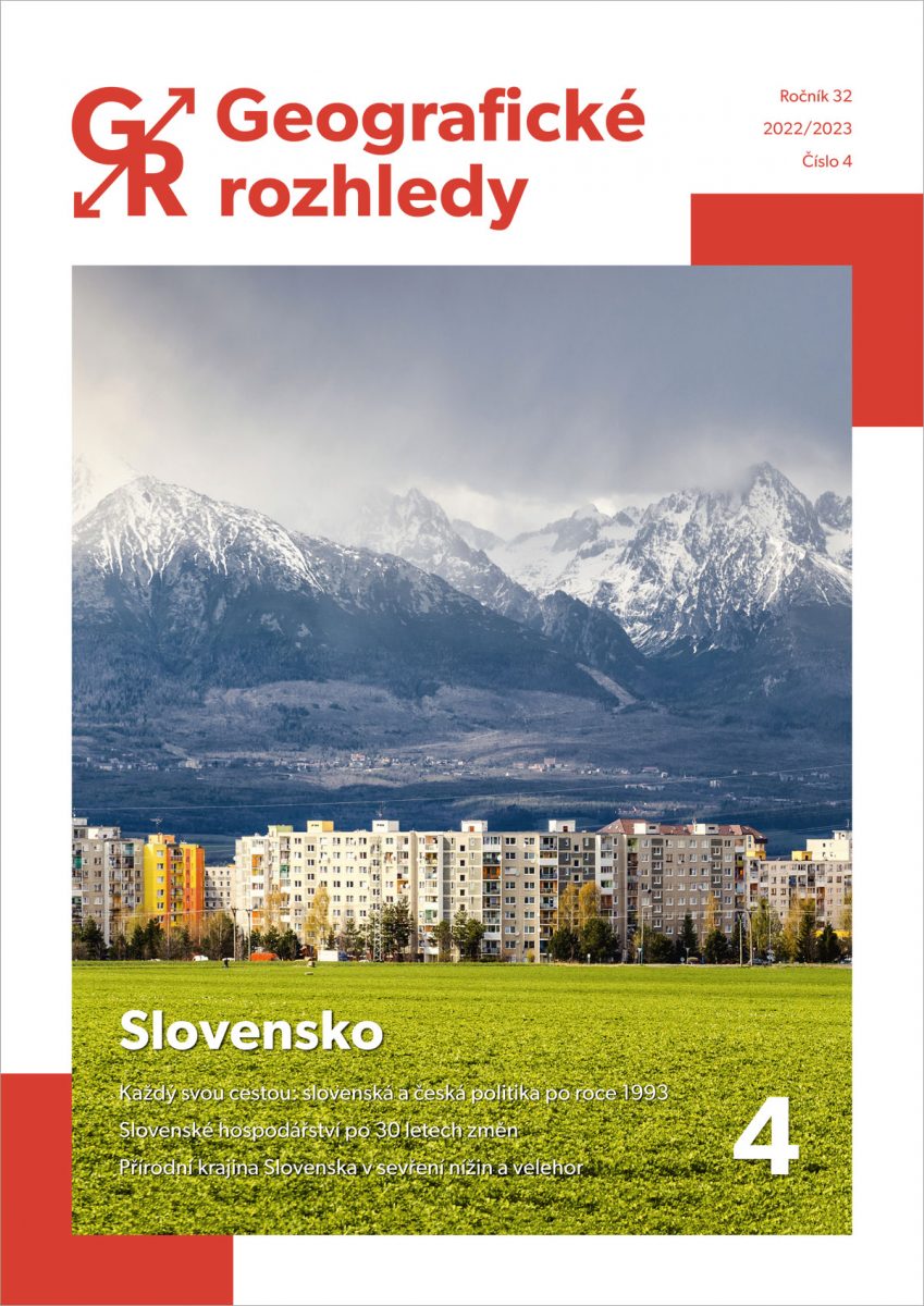 Nové číslo Geografických rozhledů s tématem Slovensko