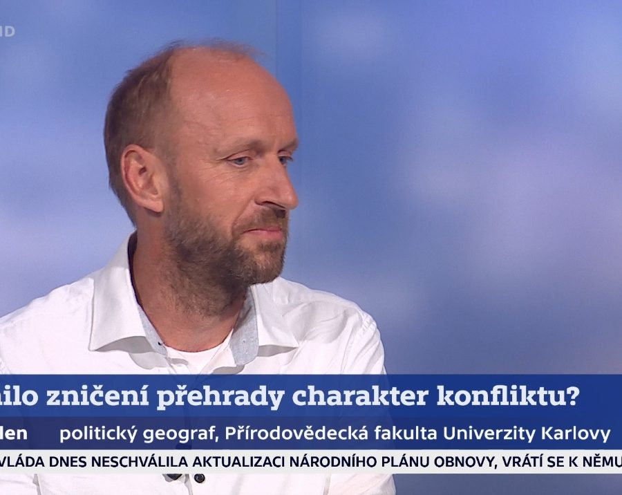 Politický geograf dr. Libor Jelen hostem v pořadu Události, komentáře