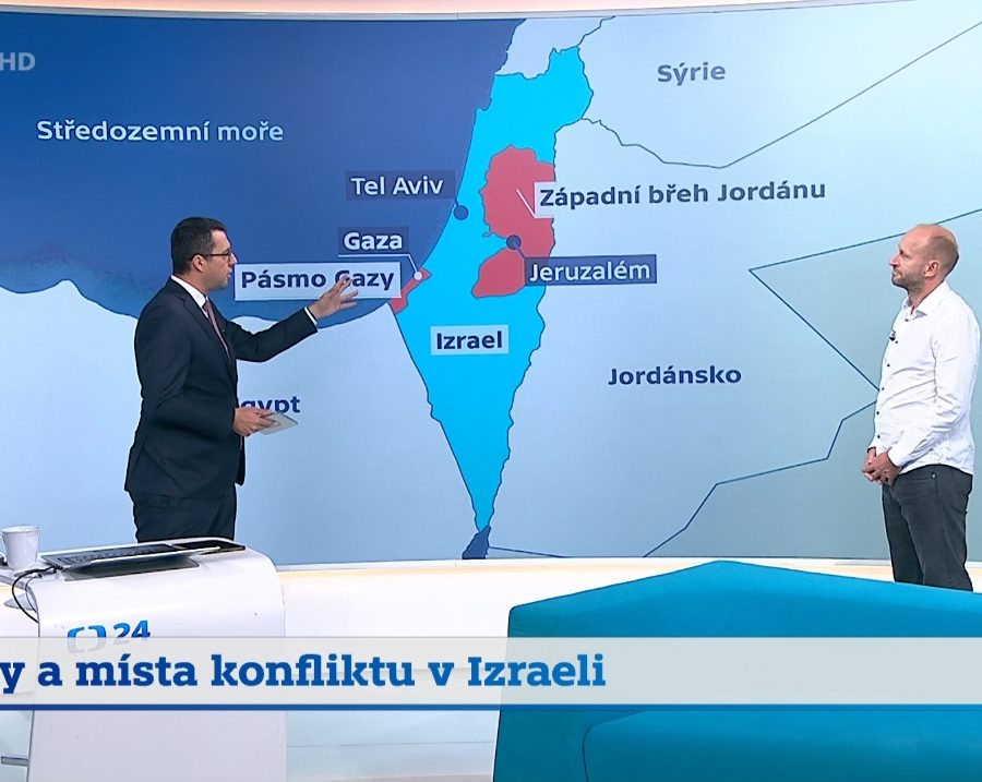 Politický geograf Libor Jelen vystoupil v pořadu Studio 6