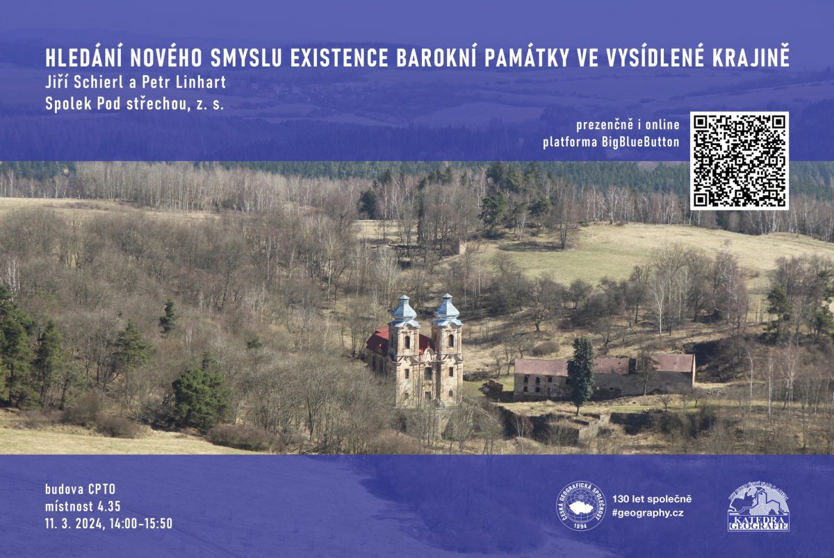 Pozvánka na přednášku “Hledání nového smyslu existence barokní památky ve vysídlené krajině”
