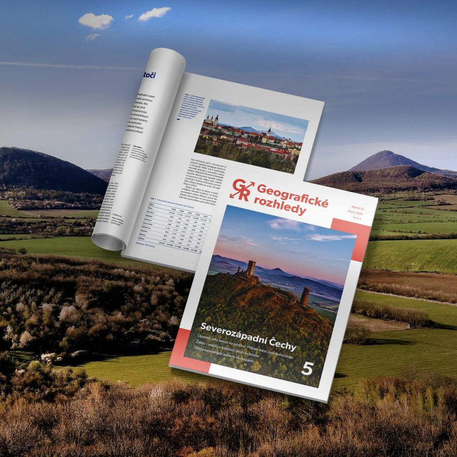 Vychází páté číslo 33. ročníku Geografických rozhledů na téma Severozápadní Čechy
