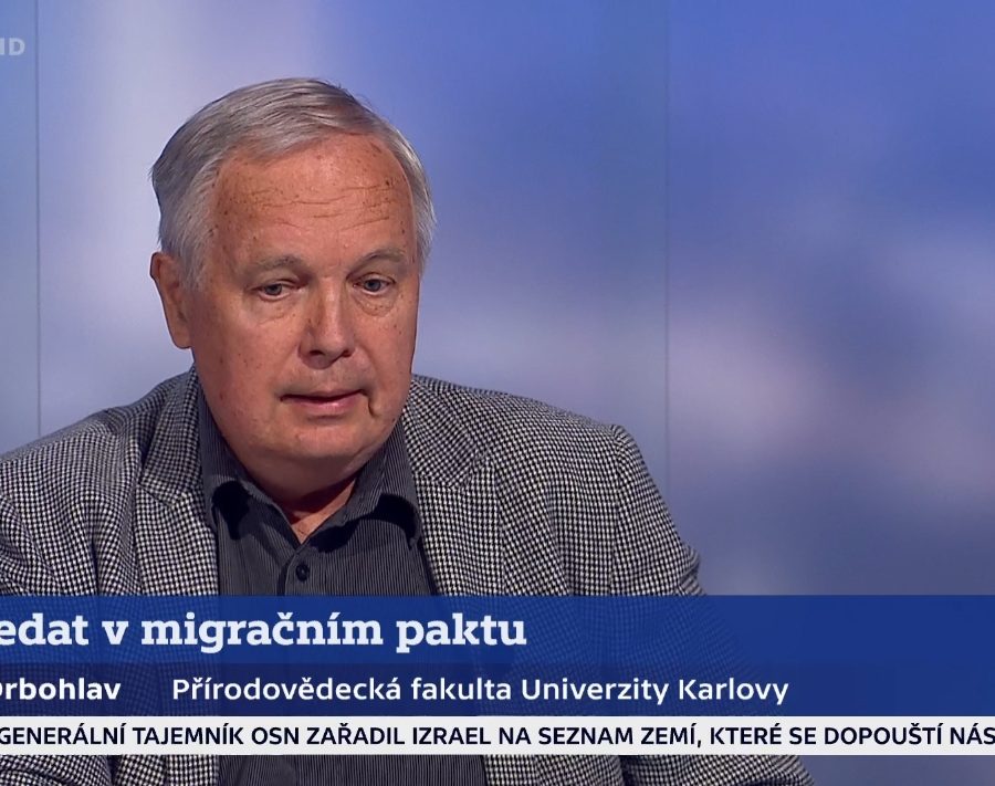 Prof. Drbohlav o Migračním paktu v pořadu Události, komentáře