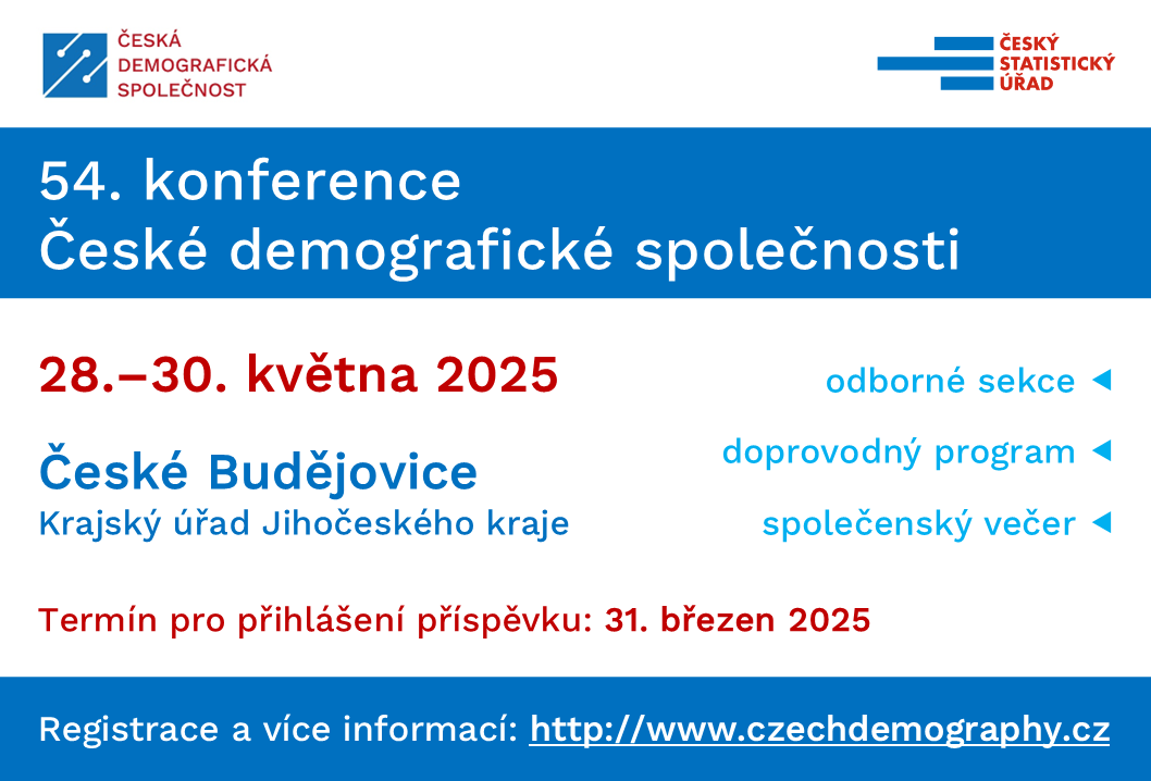 54. konference České demografické společnosti