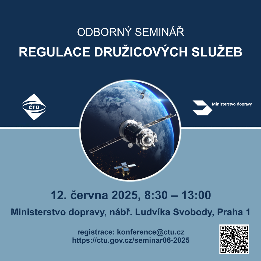 Pozvánka na odborný seminář k regulaci družicových služeb