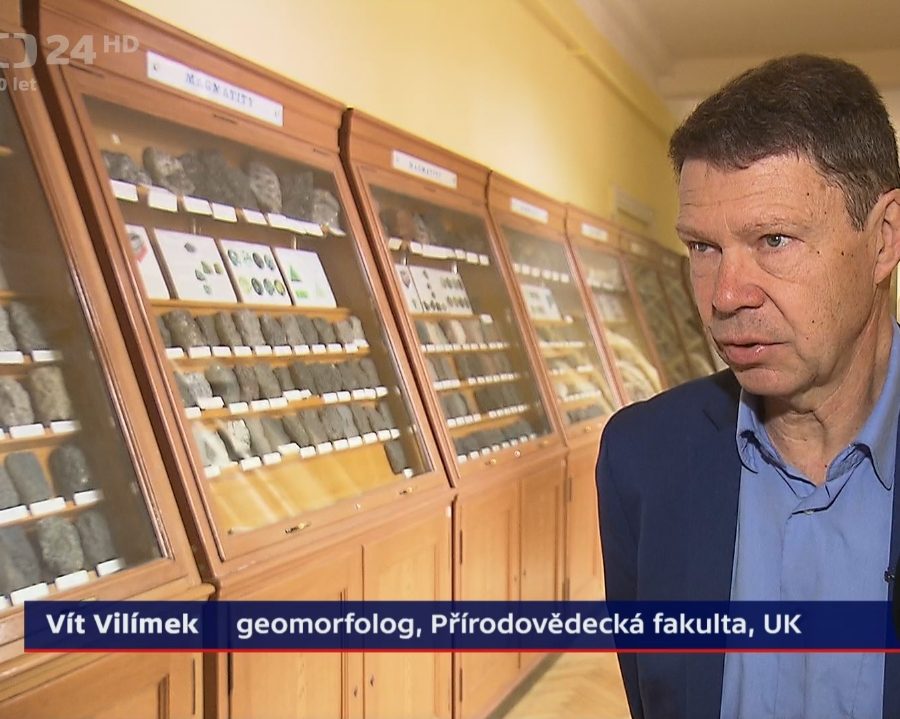 Prof. Vít Vilímek v reportáži o ničivém zemětřesení v Peru na ČT24