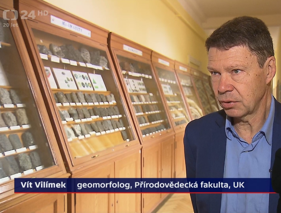 Prof. Vít Vilímek v reportáži o ničivém zemětřesení v Peru na ČT24