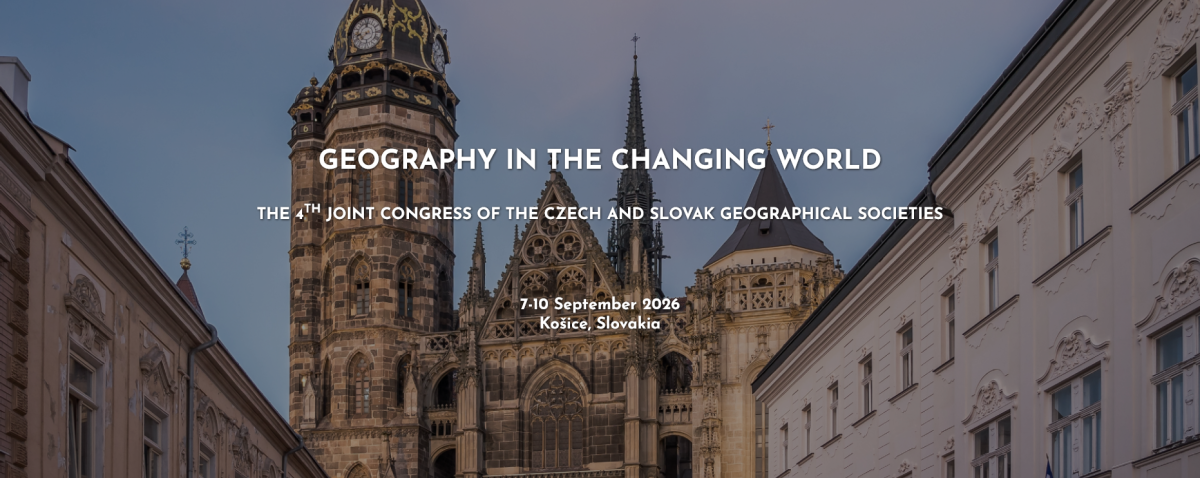 Pozvánka na společný Kongres České geografické společnosti a Slovenské geografické spoločnosti