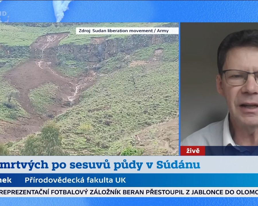 Profesor Vilímek o katastrofických sesuvech v Súdánu