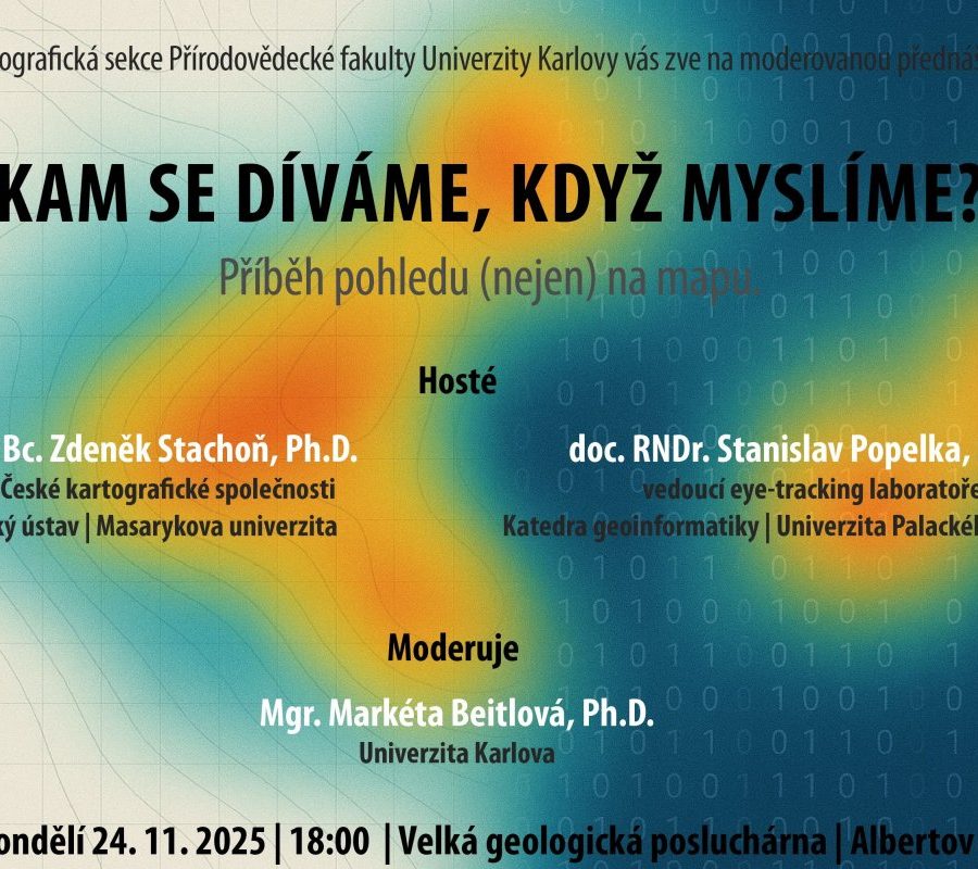 Kam se díváme, když myslíme? Příběh pohledu (nejen) na mapu